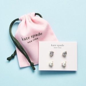 Kate Spade Rise & Shine stud earrings set